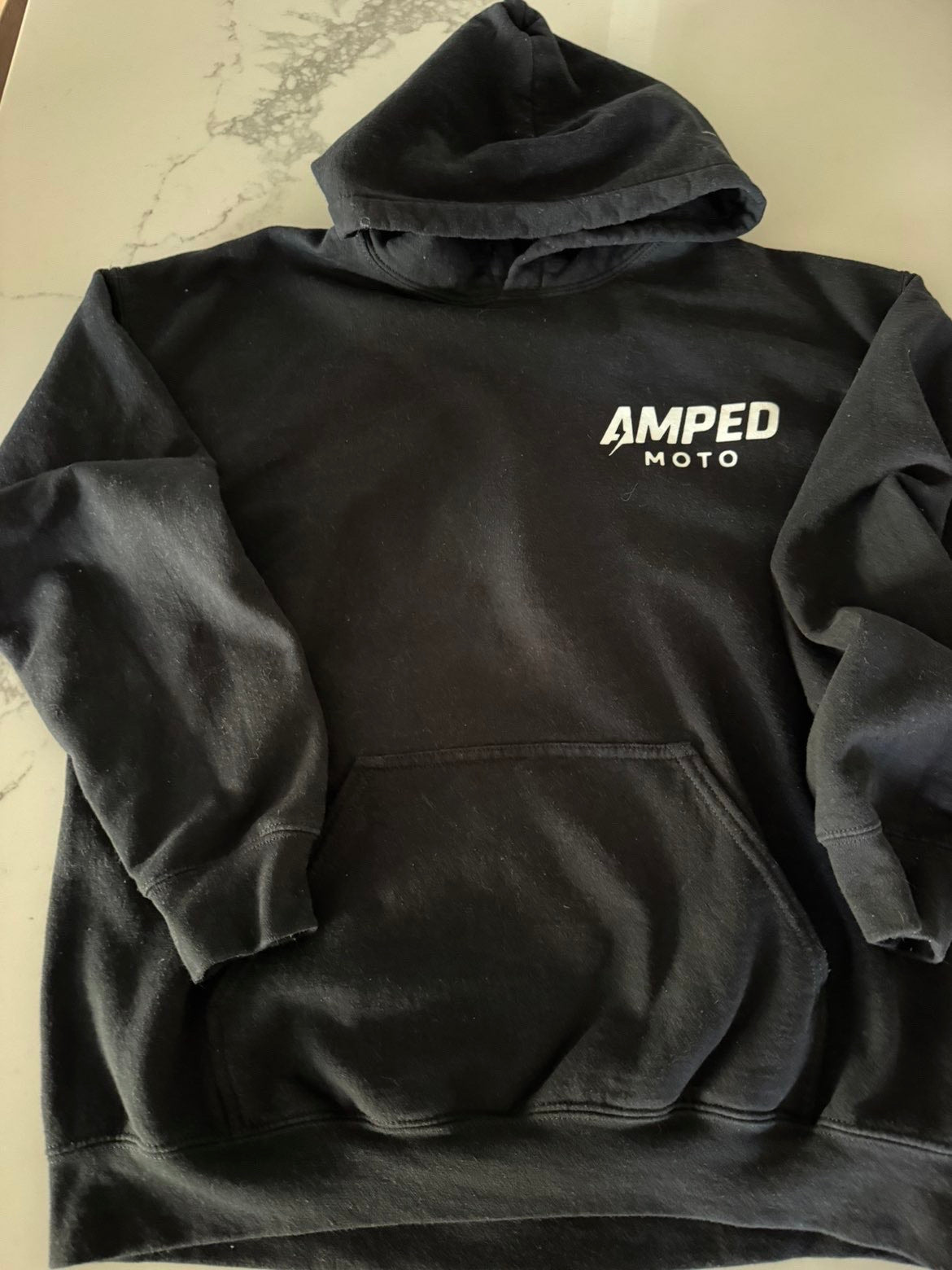 Amped moto black sweatshirt