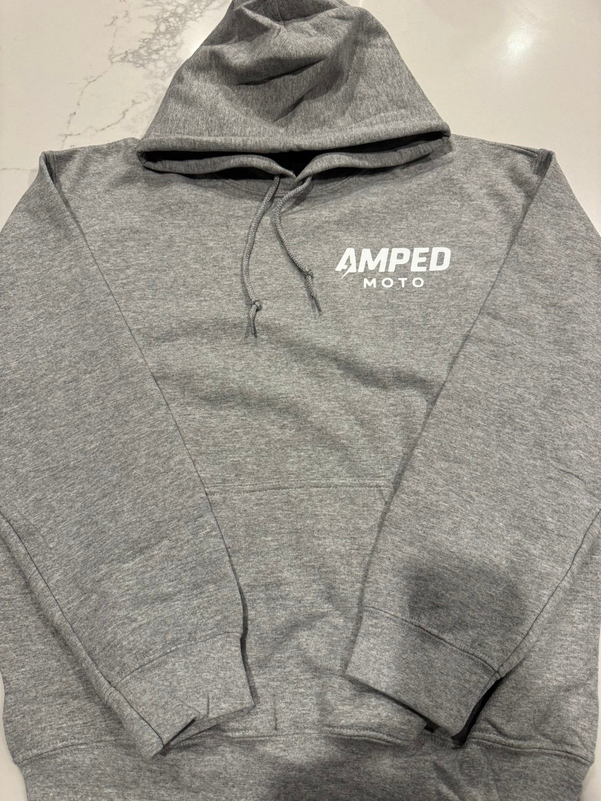 Amped moto grey sweatshirt