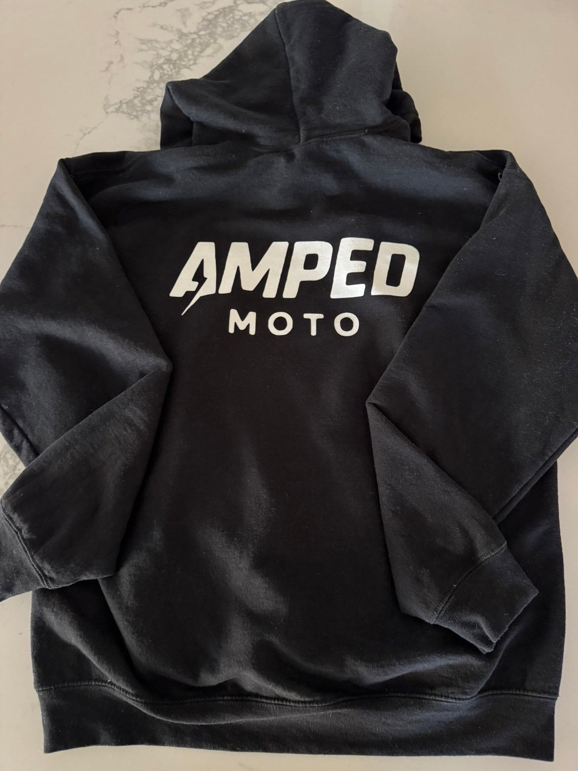 Amped moto black sweatshirt